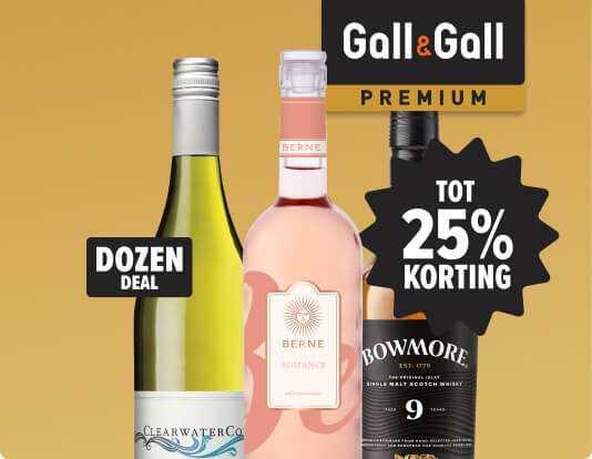 Premium deals tot 25% korting. Speciaal afgeprijsd voor gall & gall premium